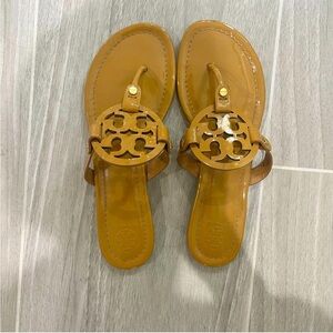 Tory Burch Brown Leather Women's Sandals